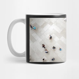 People walking Mug